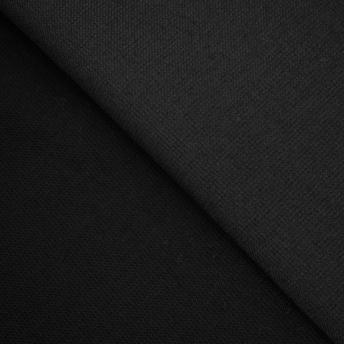 Wool Suiting Stiff Heavy Weight Design-102 Black