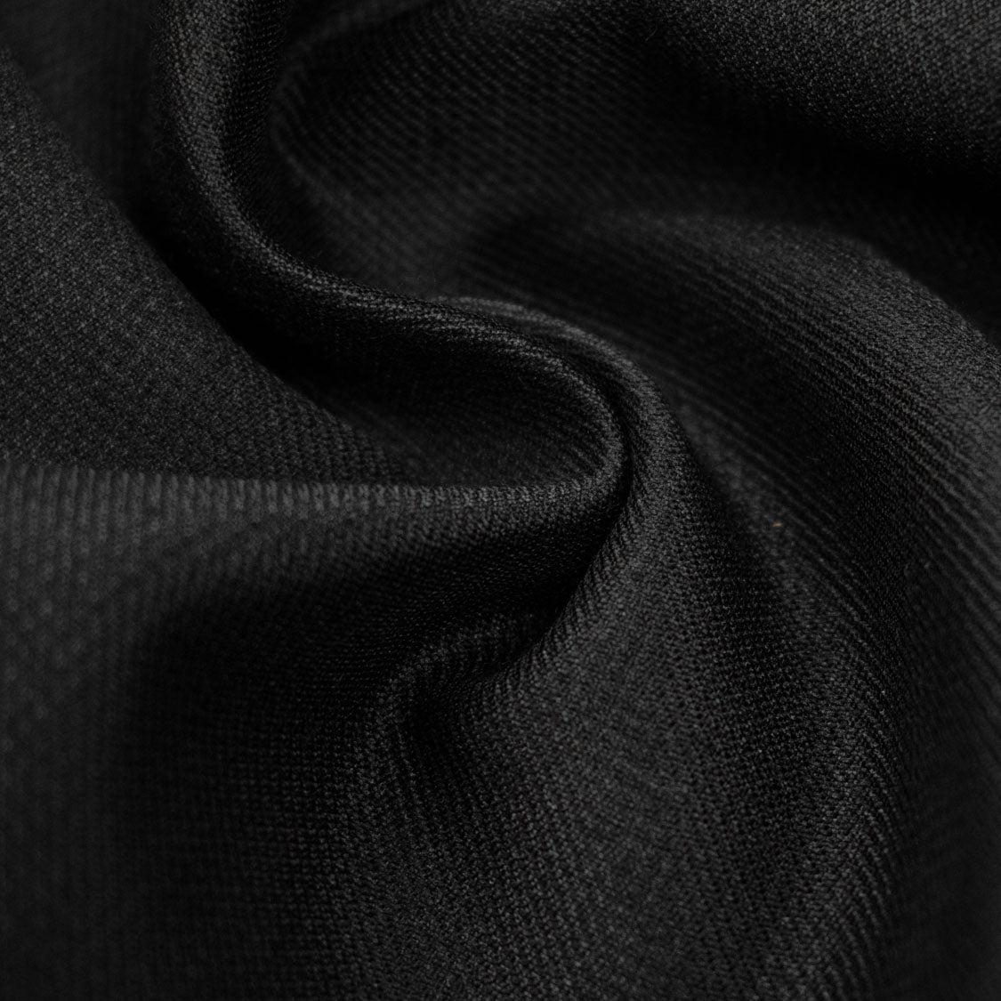 Wool Suiting Stiff Heavy Weight Design-102 Black