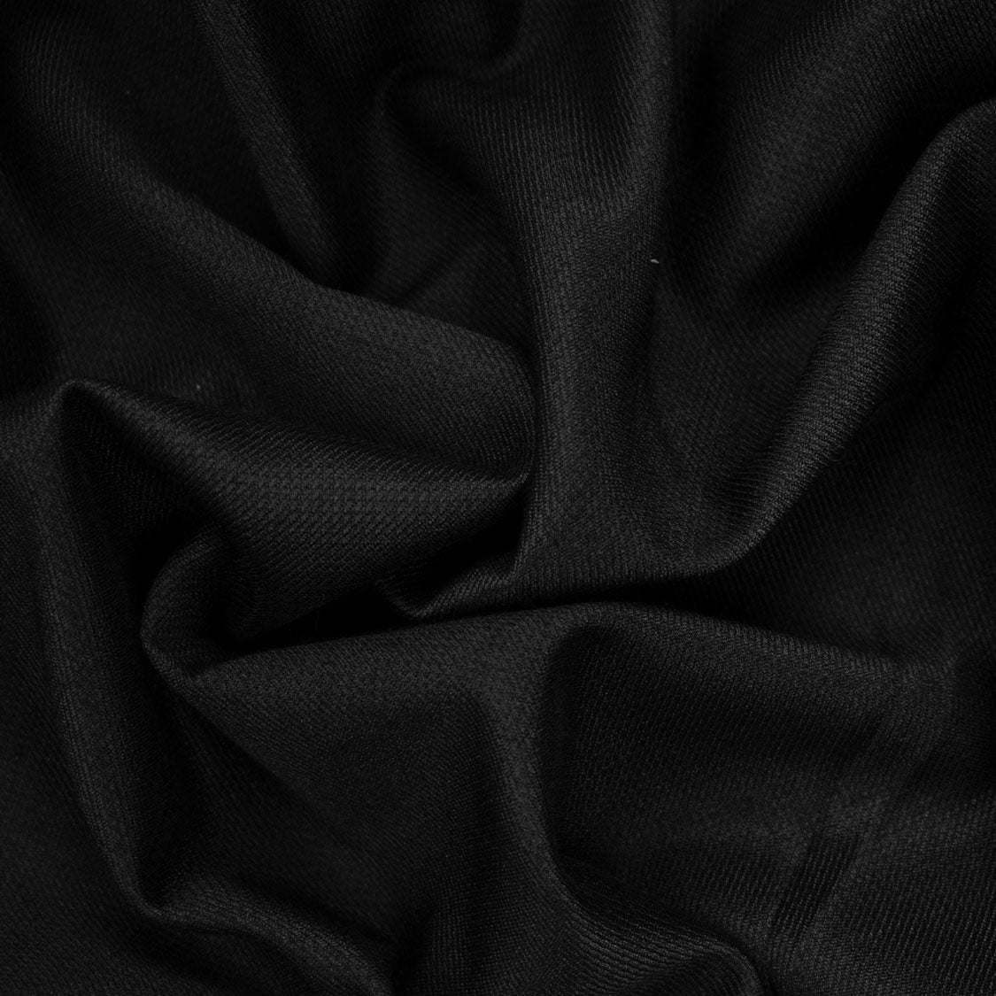 Wool Suiting Stiff Heavy Weight Design-102 Black