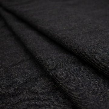 Wool Suiting Medium to Heavy Weight Design-10 Black