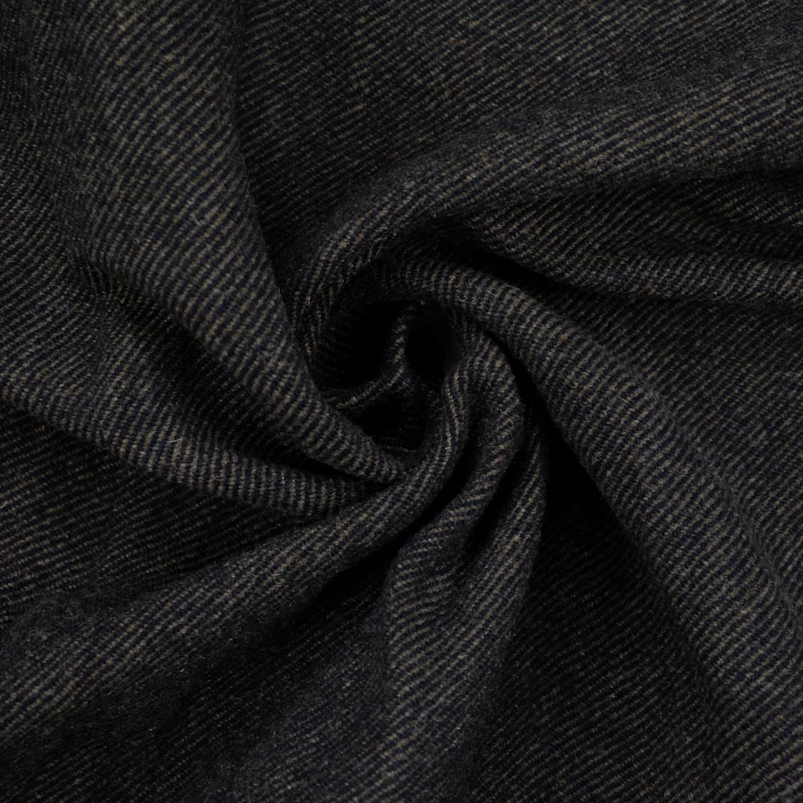 Wool Suiting Medium to Heavy Weight Design-10 Black