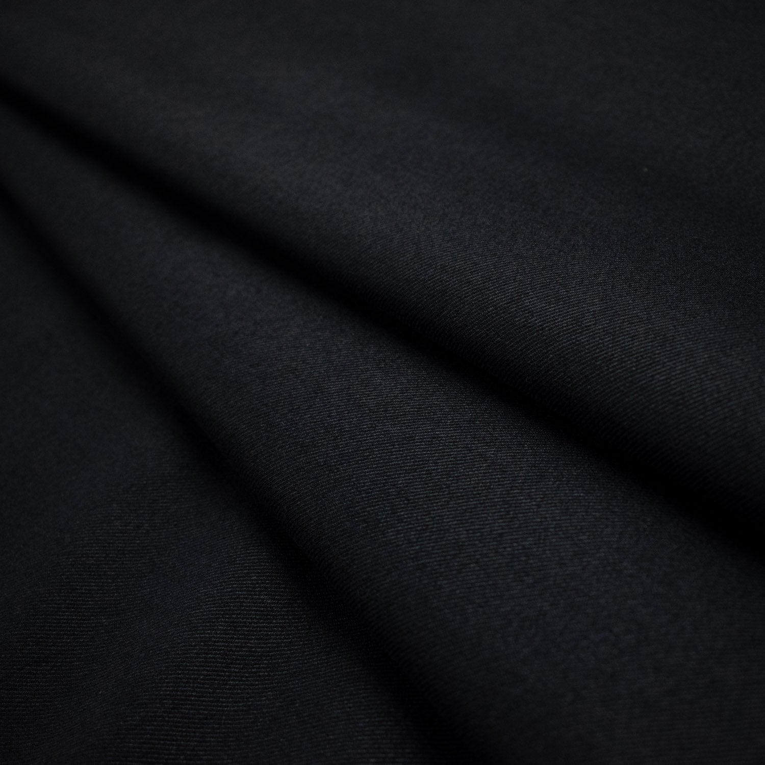 Wool Suiting Heavy Weight Design-31 Navy Black