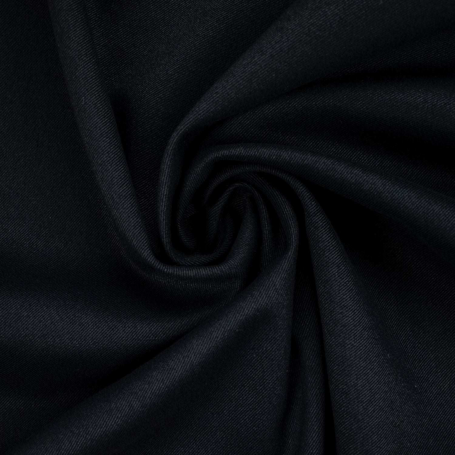 Wool Suiting Heavy Weight Design-31 Navy Black