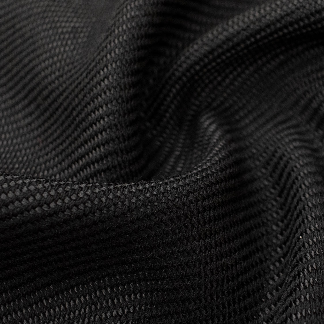 Wool Suiting Medium Weight Design-34 Black