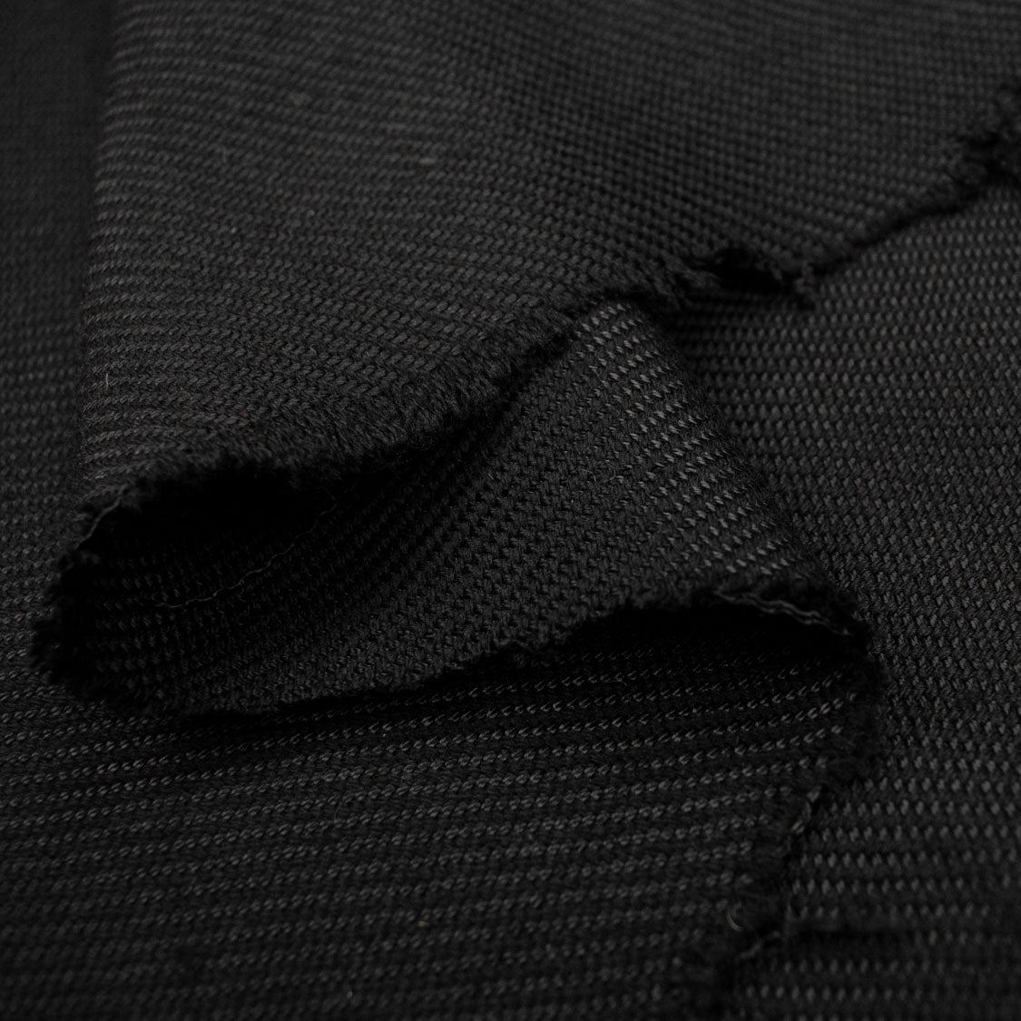 Wool Suiting Medium Weight Design-34 Black