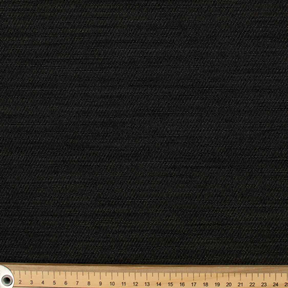 Wool Suiting Medium to Heavy Weight Design-3 Black Stretch