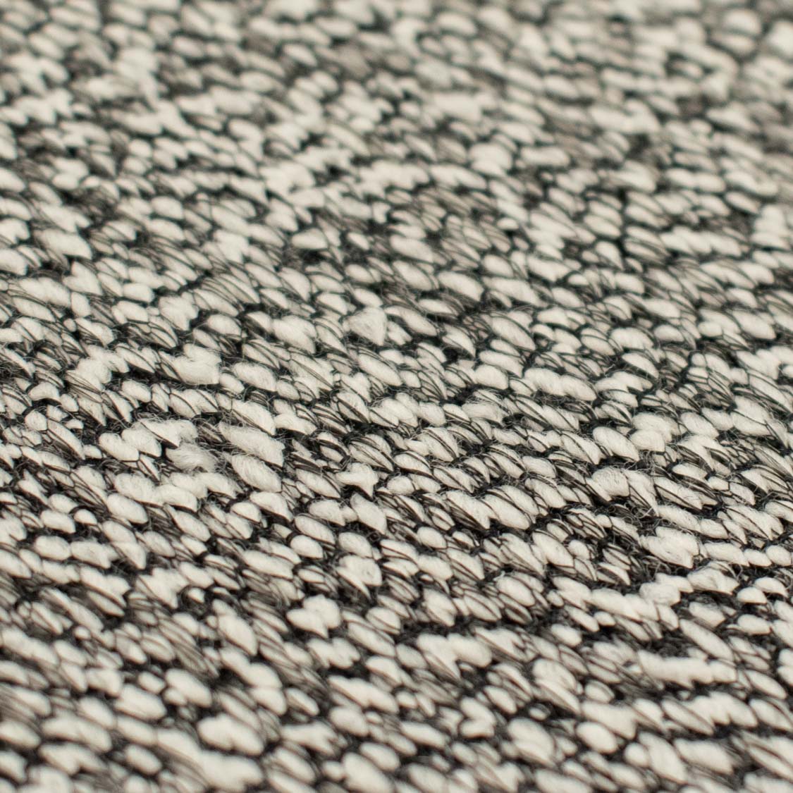 Wool Suiting Light to Medium Weight Design-64 Black & White Boucle