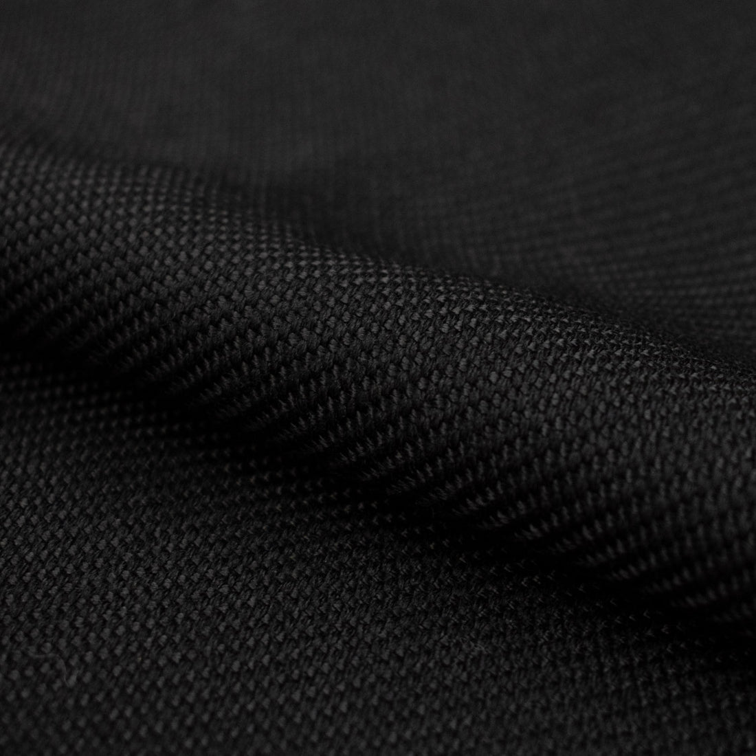 Wool Suiting Heavy Weight Design-67 Black