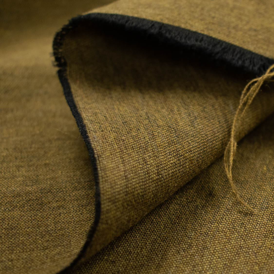Wool Suiting Heavy Weight Design-6 Mustard Stiff