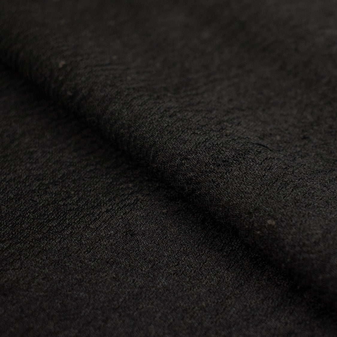 Wool Suiting Medium Weight Design-80 Black Brown