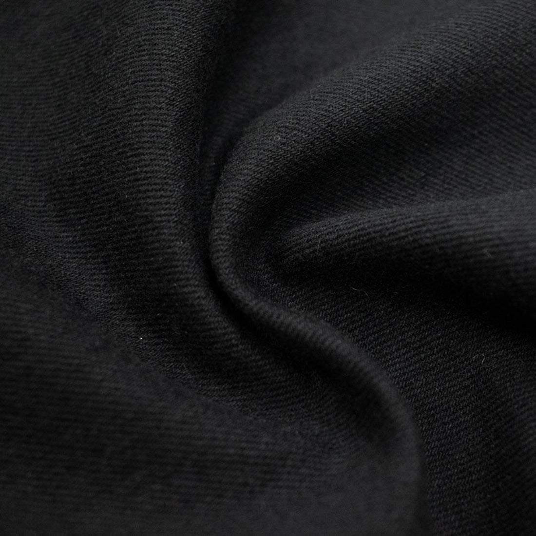 Wool Suiting Medium to Heavy Weight Design-84 Black