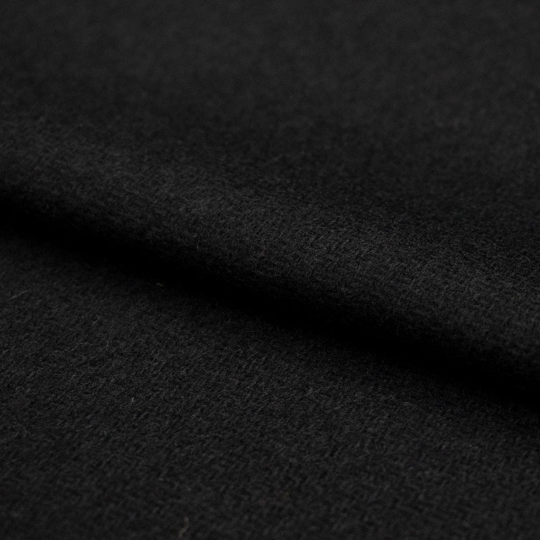 Wool Suiting Soft Medium Weight Design-88 Black
