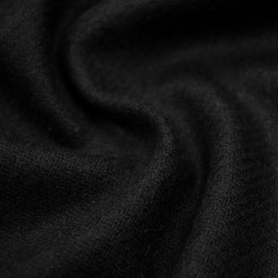 Wool Suiting Soft Medium Weight Design-88 Black