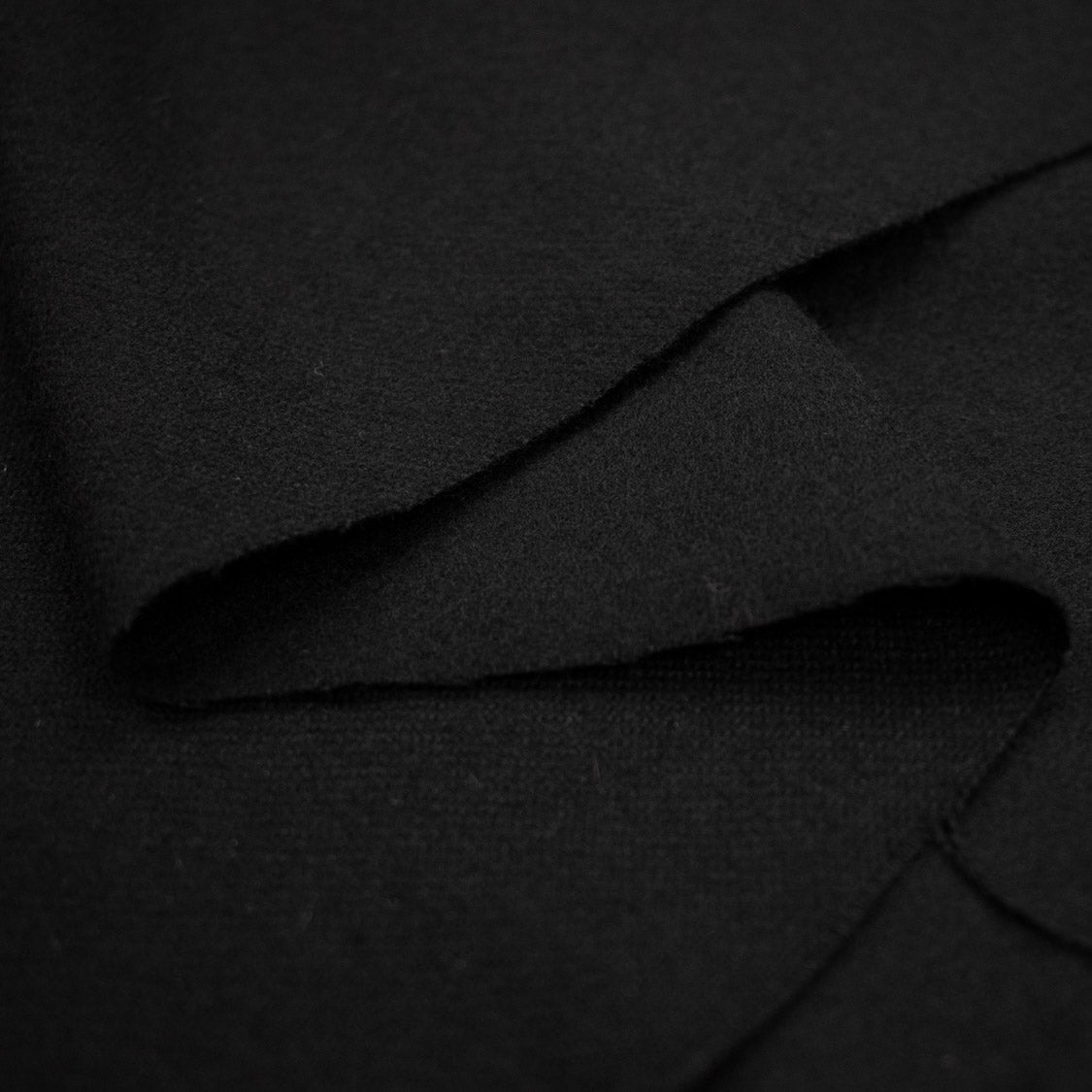Wool Suiting Soft Light Weight Design-92 Black