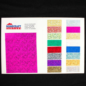 Avatar Holographic Nylon Lycra Sample Book