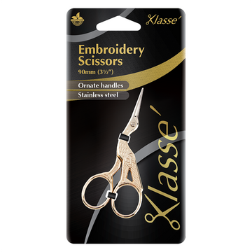 Klasse Embroidery Scissors 90mm (3 1/2″)