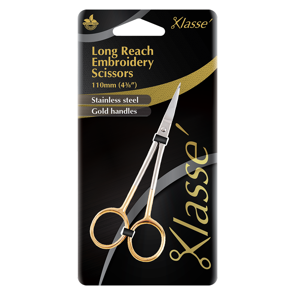 Klasse Long Reach Embroidery Scissors 110mm (4 3/8″)