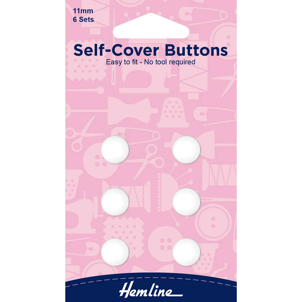 Self Cover Buttons - Nylon 11MM