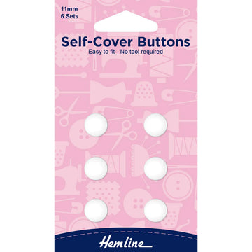 Self Cover Buttons - Nylon 11MM
