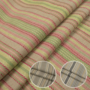 Bahamas by Zepel - Curtaining/Upholstery Stripe Canvas