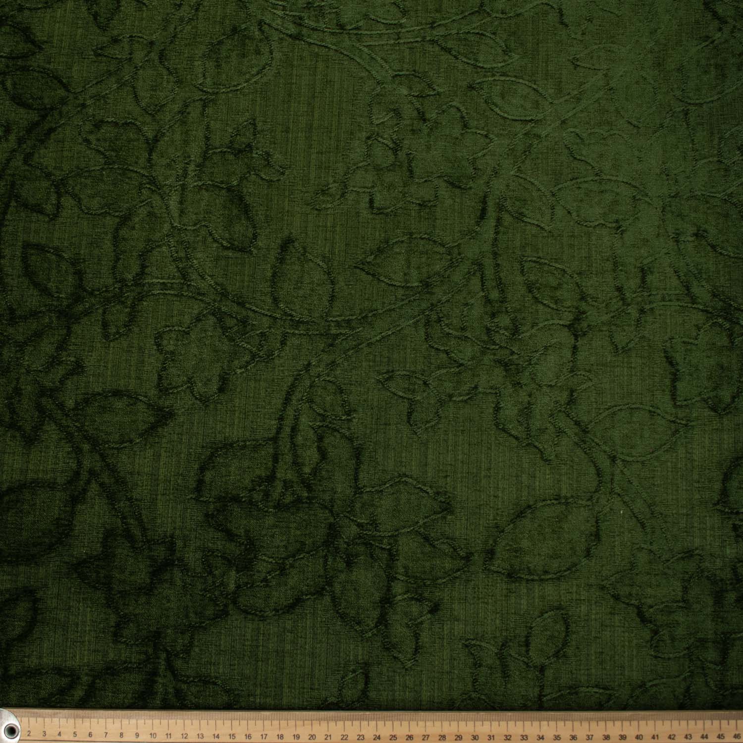 Range by Zepel - Curtaining/Upholstery Floral Vines Embossed Chenille Velvet