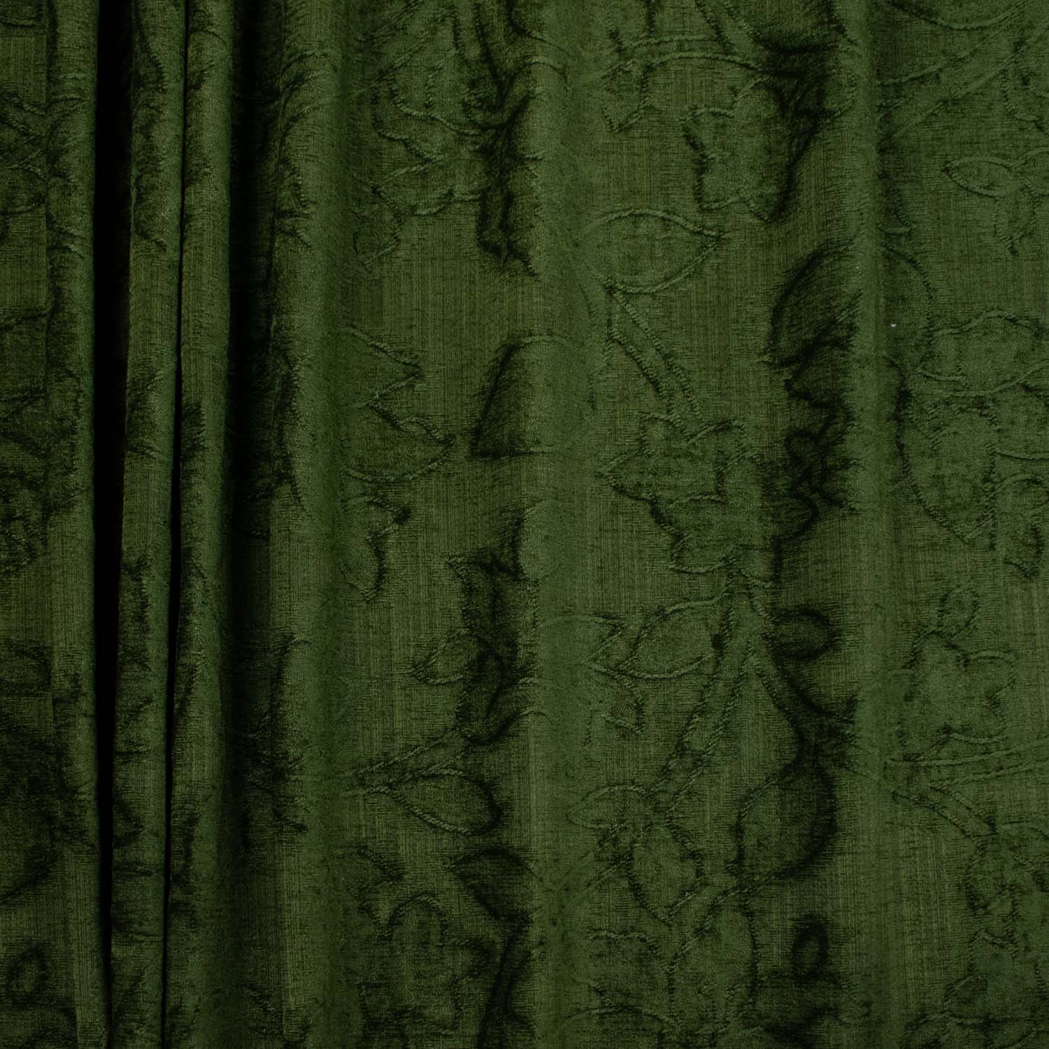 Range by Zepel - Curtaining/Upholstery Floral Vines Embossed Chenille Velvet