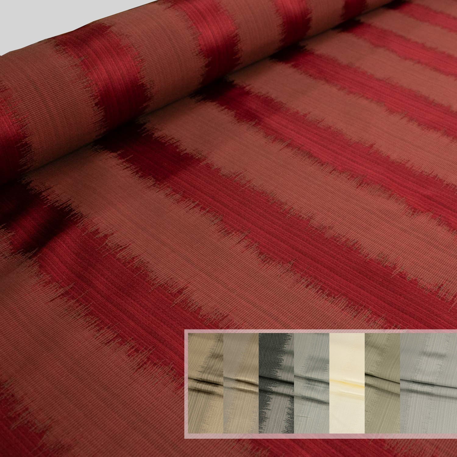 Baratheon By Maurice Kain Curtain/Upholstery Stripes Embroidery Sateen