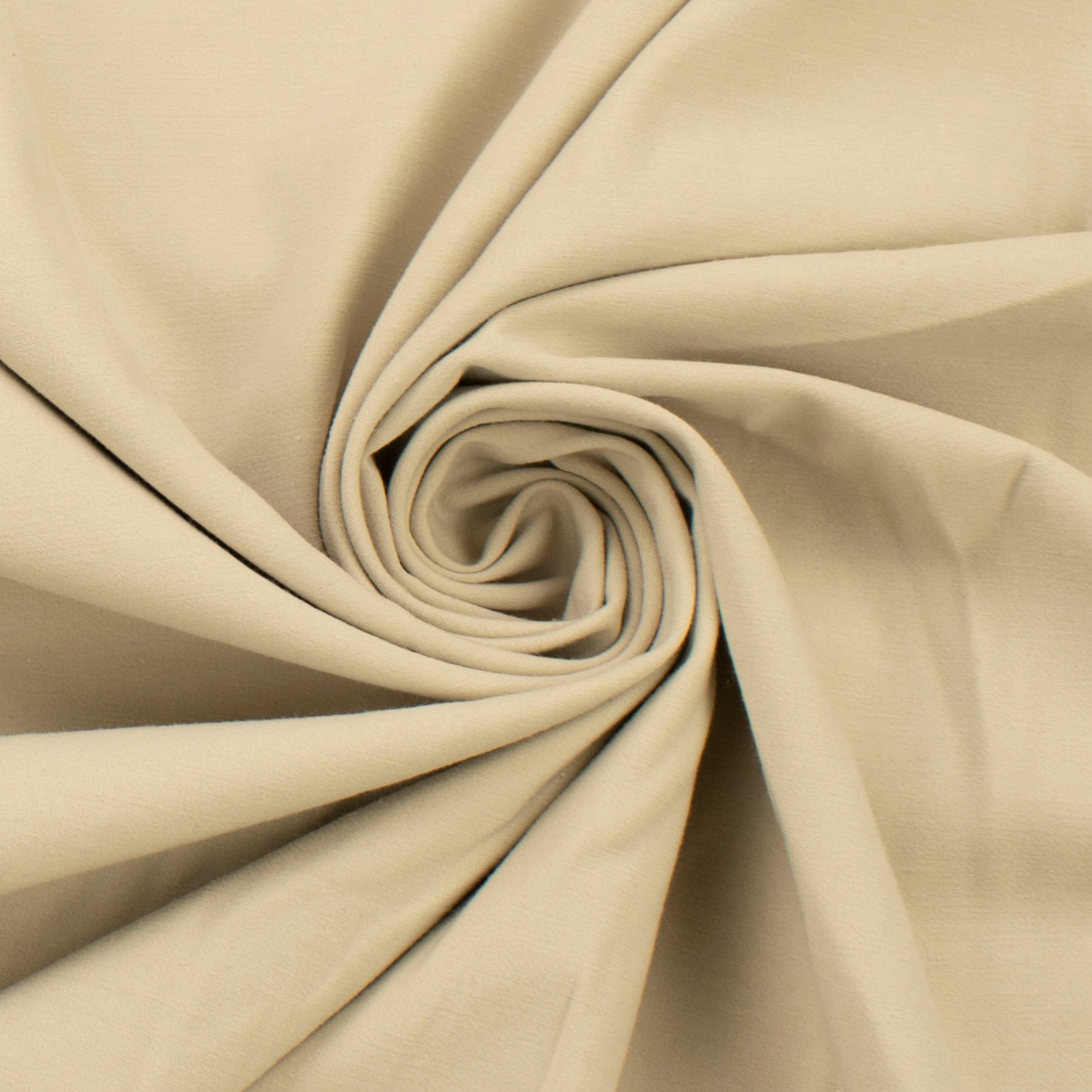 Japanese Nikkei Slight Stretch Crepe Suiting - Design-40515 Beige