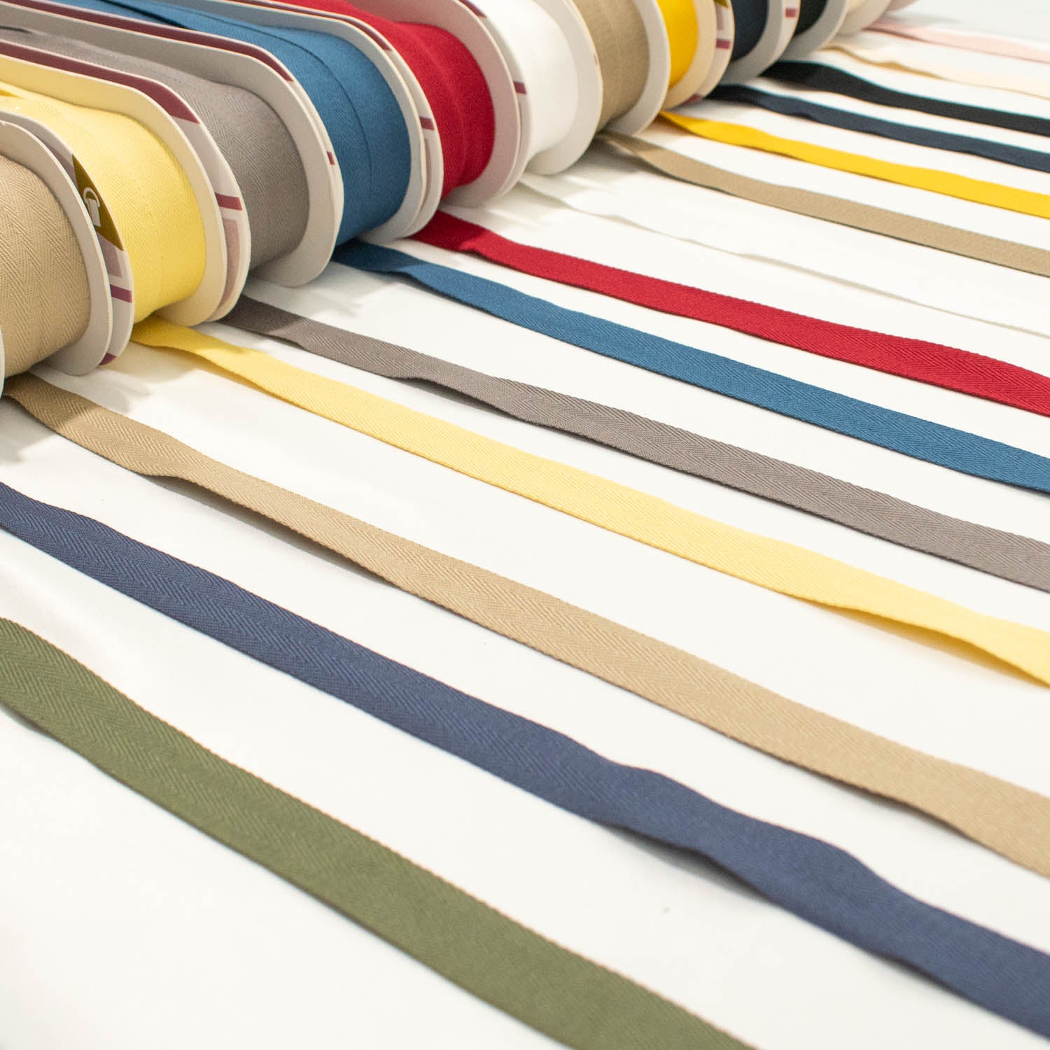 Birch 100% Cotton Herringbone Heading Tapes