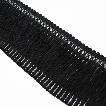 Simplicity Black Fringing Lace 9cm
