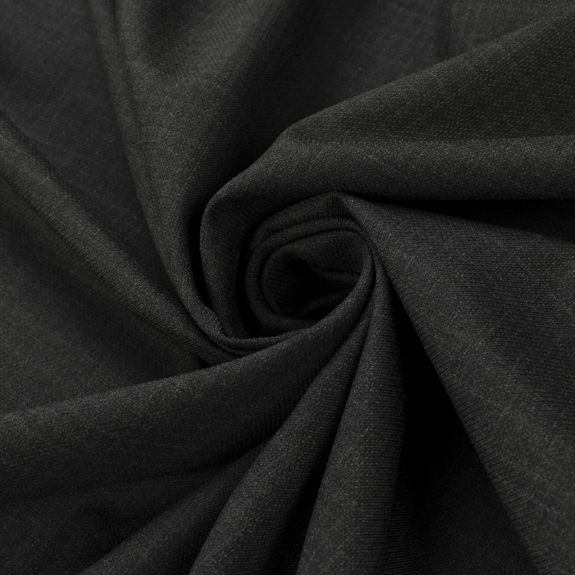 Japanese Nikkei Wool Blend Suiting - Design 10249 Black Woven