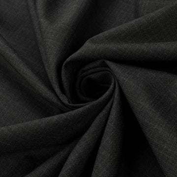 Japanese Nikkei Wool Blend Suiting - Design 10249 Black Woven