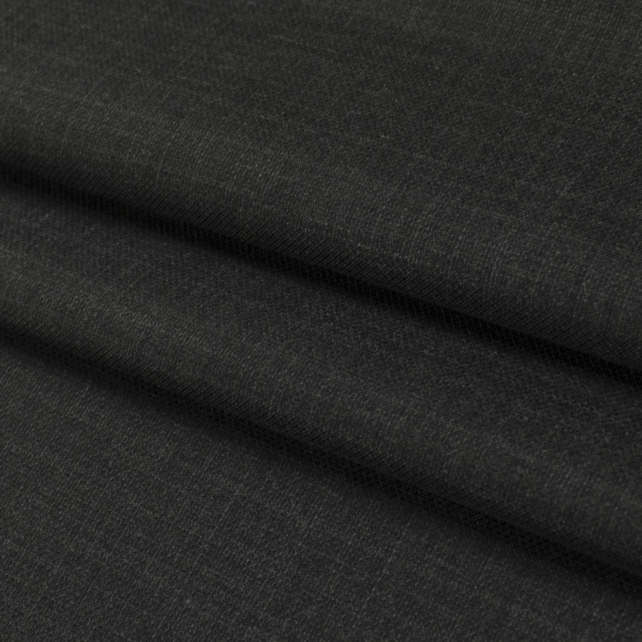 Japanese Nikkei Wool Blend Suiting - Design 10249 Black Woven