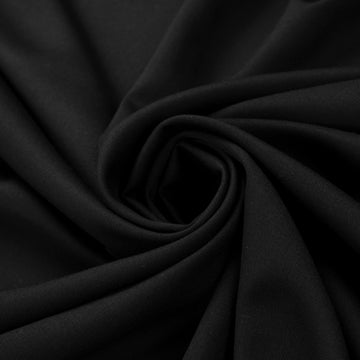 Japanese Nikkei Wool Blend Suiting - Design 40528 Twill Black