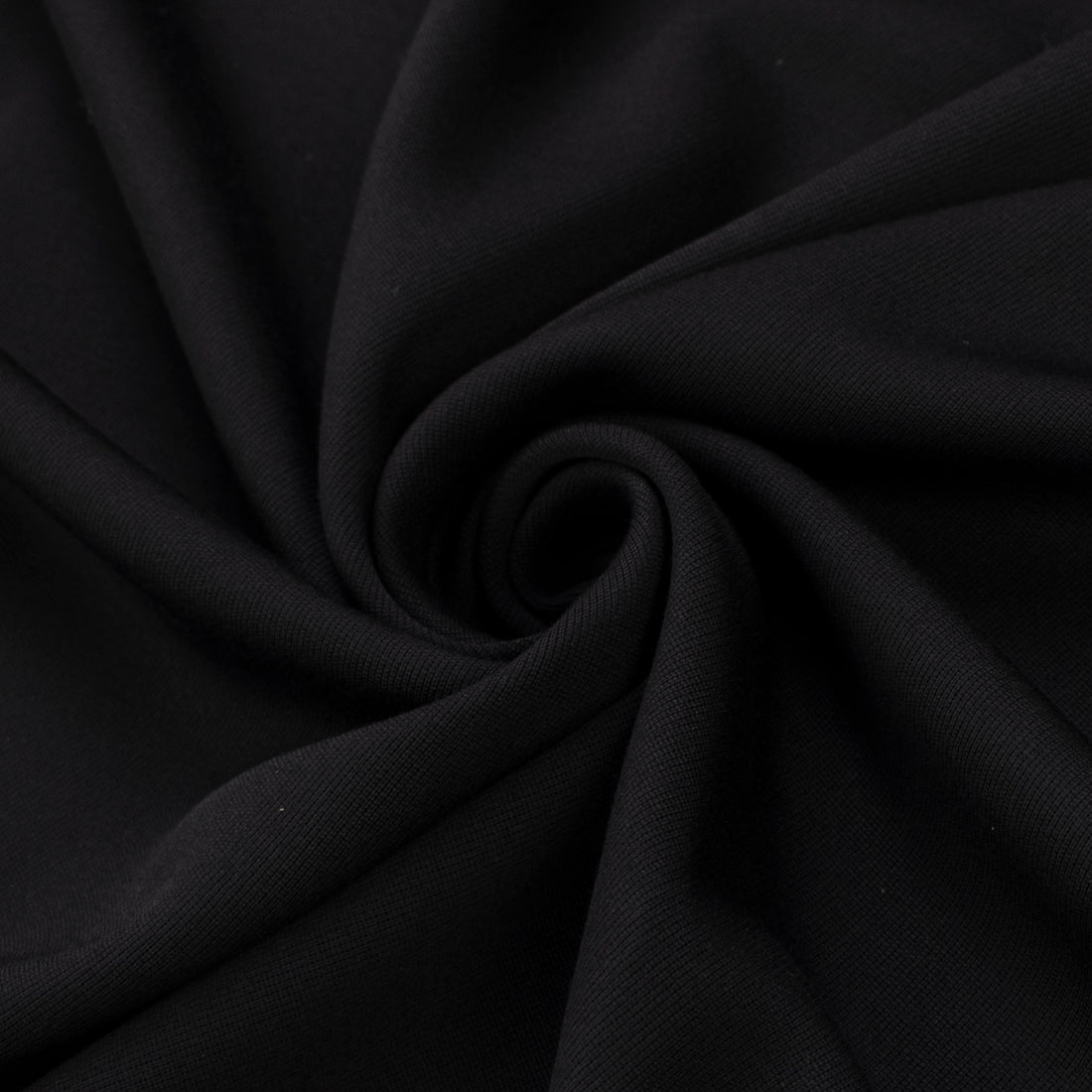 Japanese Nikkei Wool Blend Suiting - Design 40538 Black Ribbed