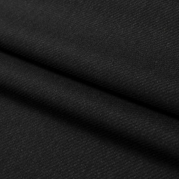 Japanese Nikkei Wool Blend Suiting - Design 40541 Black Twill