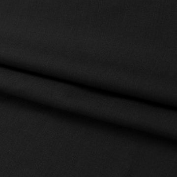 Japanese Nikkei Wool Blend Suiting - Design 42746 Light Weight Black