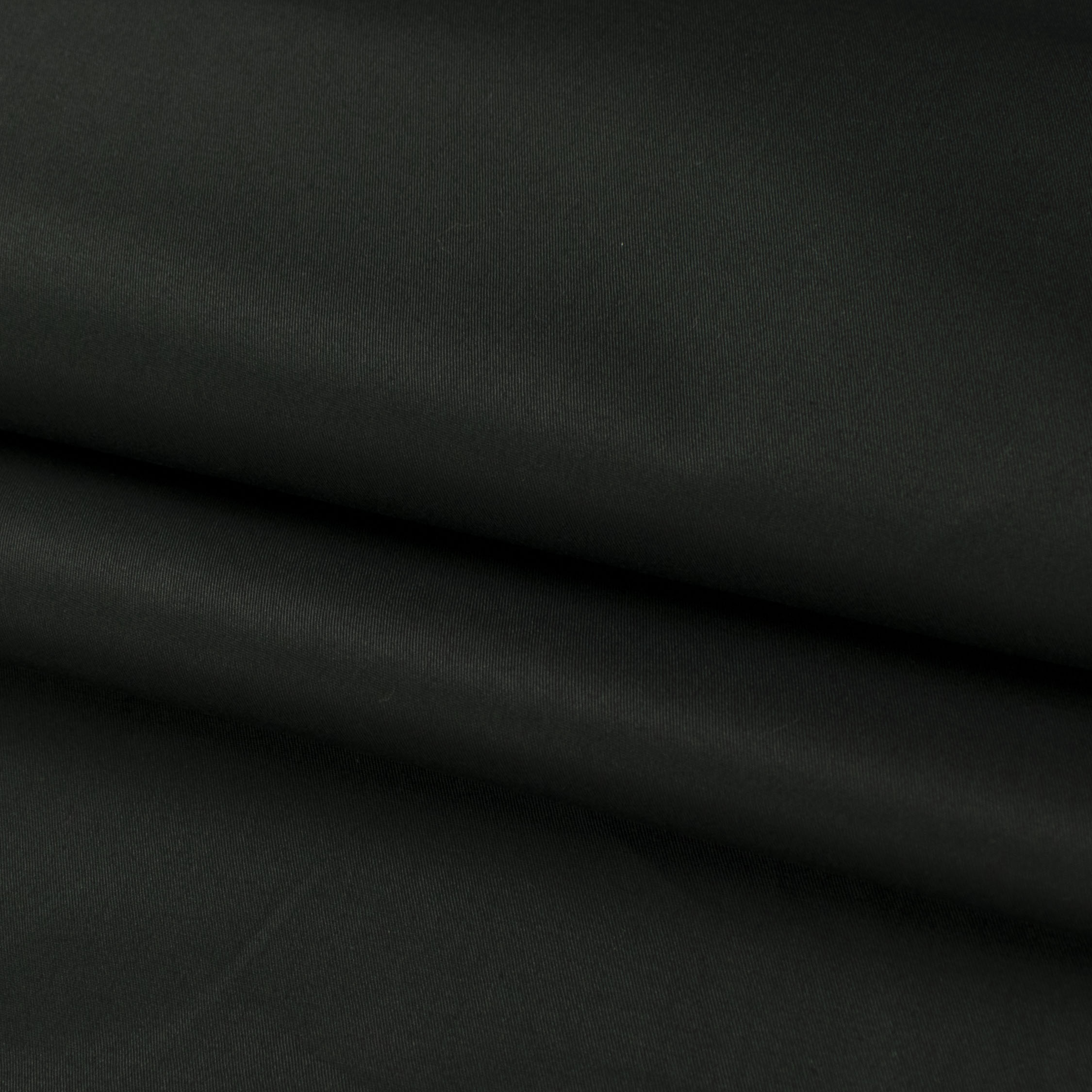 Premium Japanese Stretch Cotton Suiting - Black 130cm