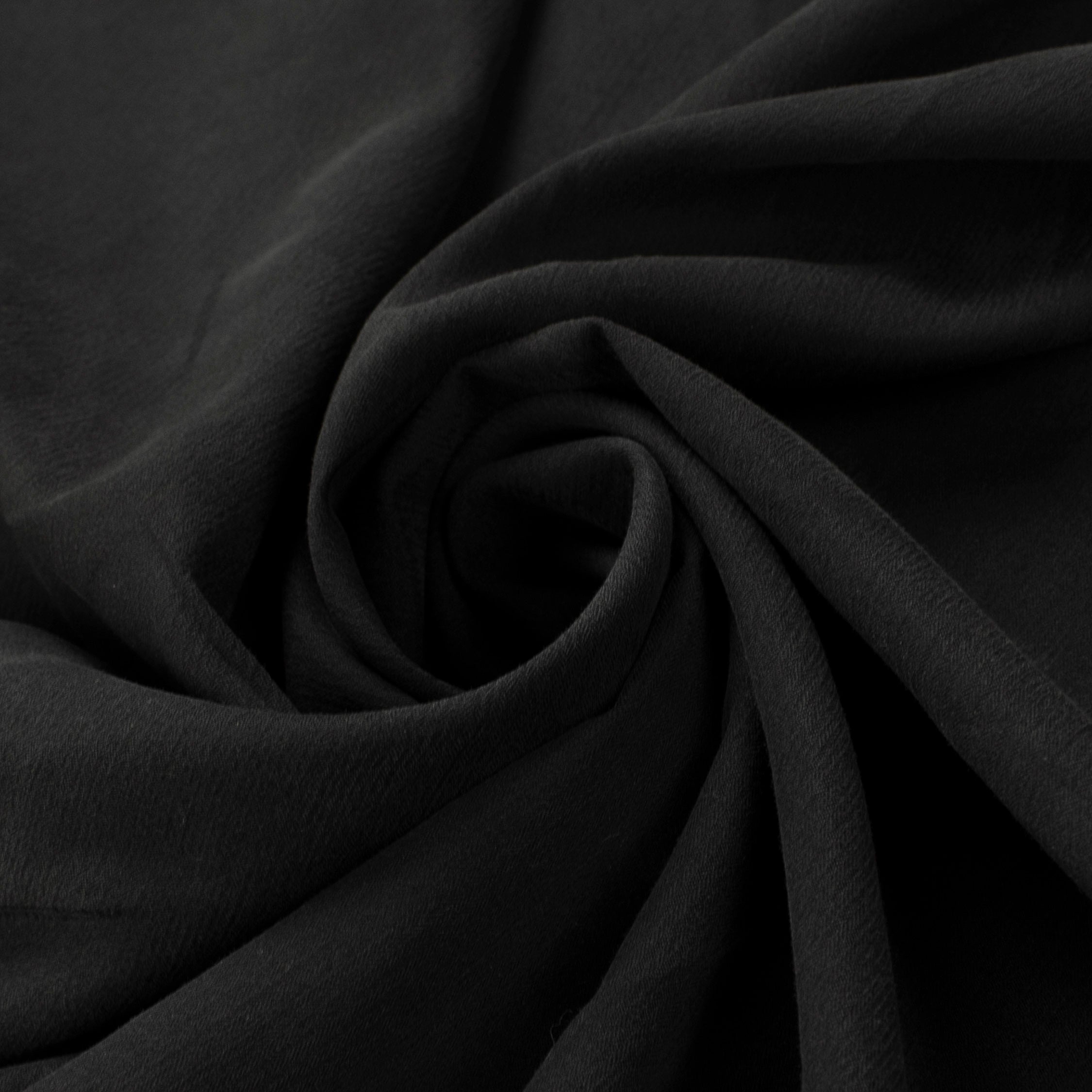 Black Japanese Nikkei Wool Blend Suiting - Design 40524