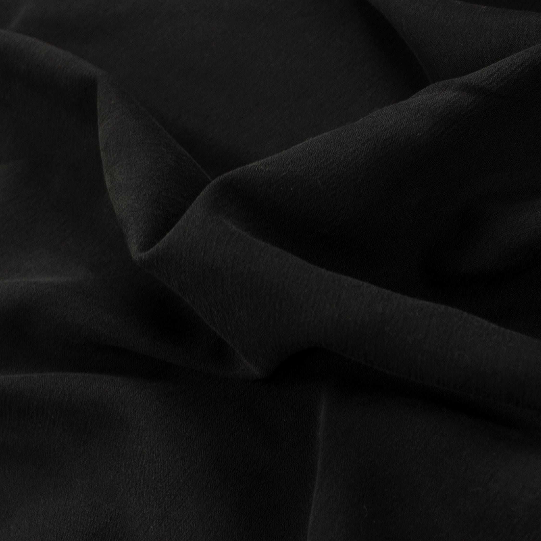 Black Japanese Nikkei Wool Blend Suiting - Design 40524