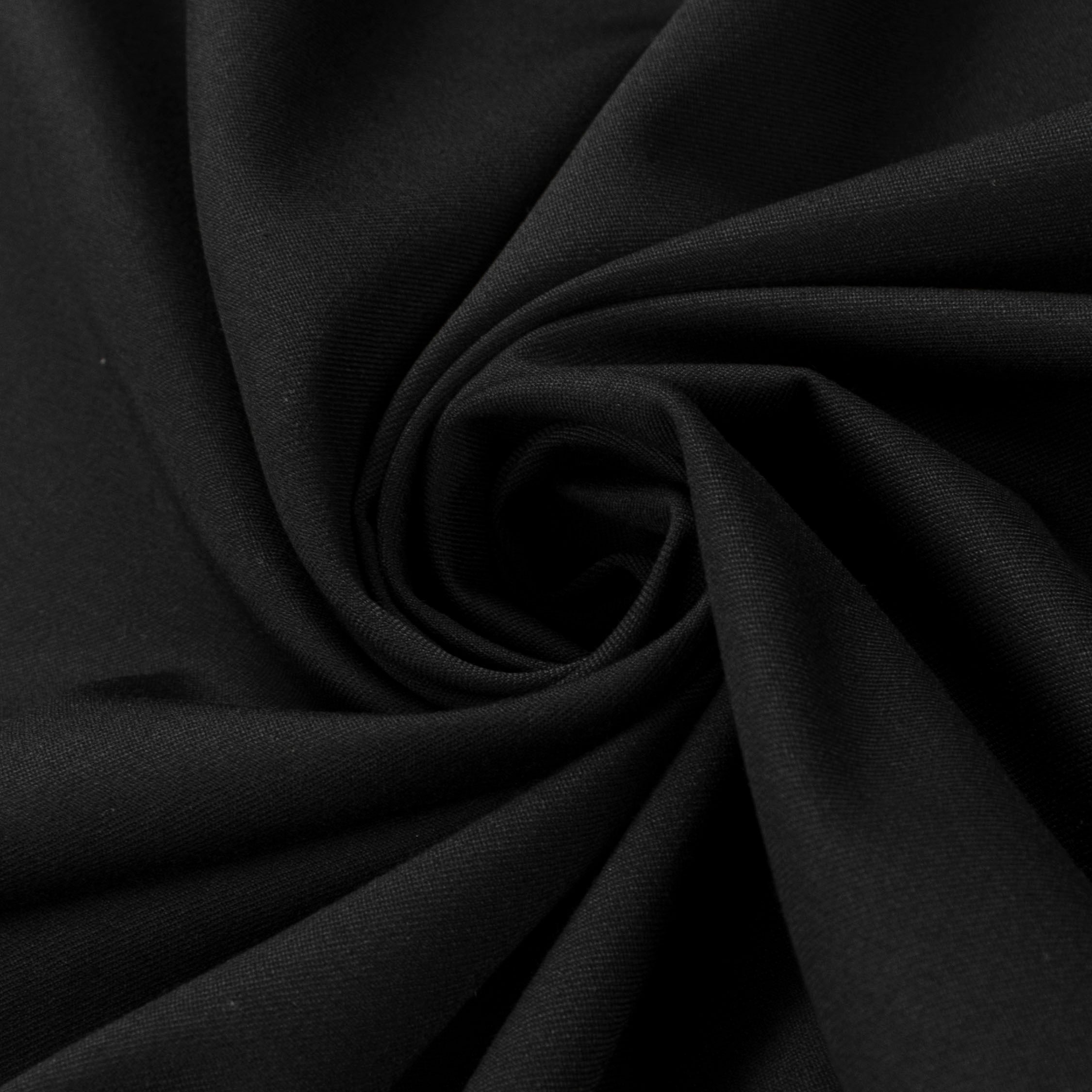 Japanese Nikkei Crepe Suiting - Black