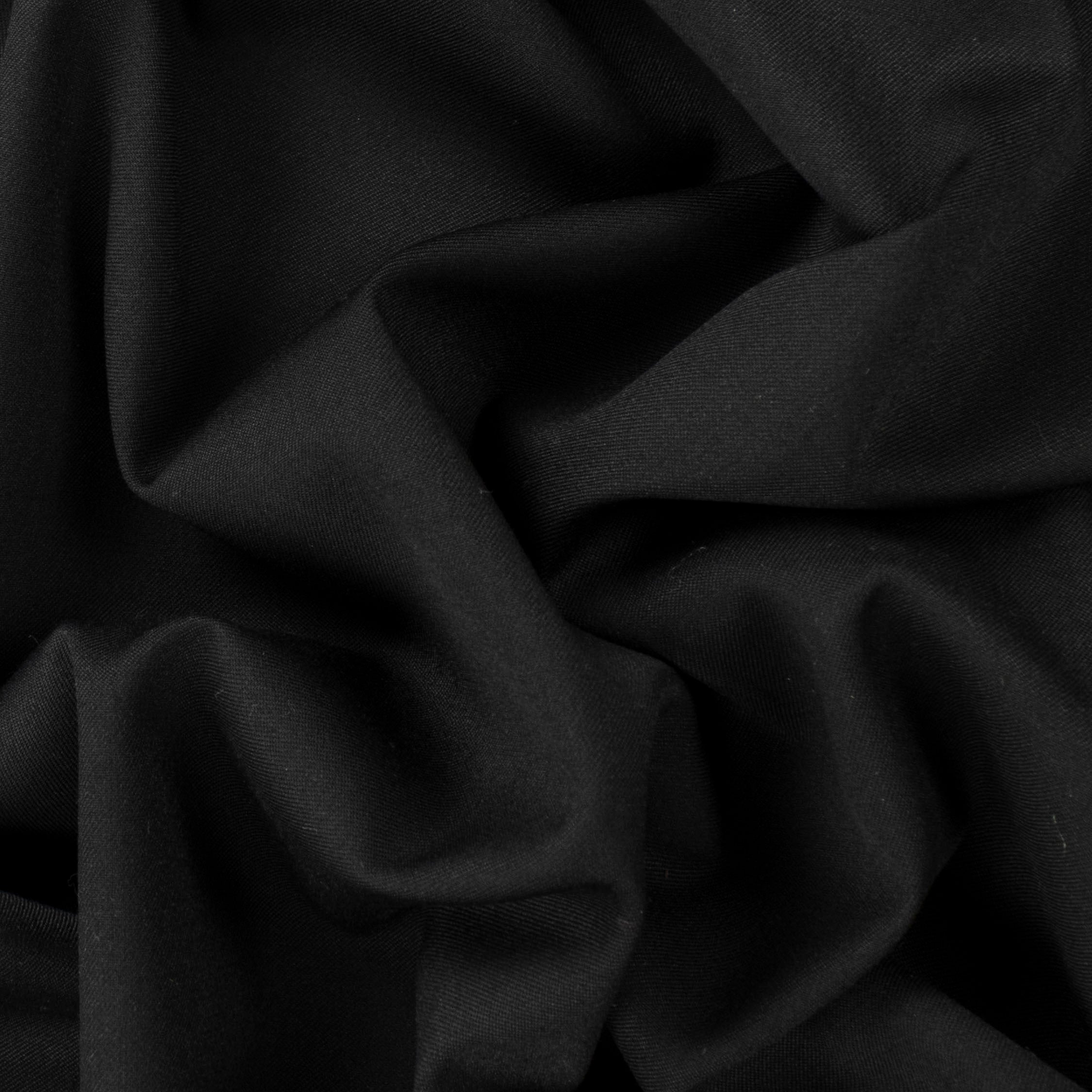 Japanese Nikkei Crepe Suiting - Black