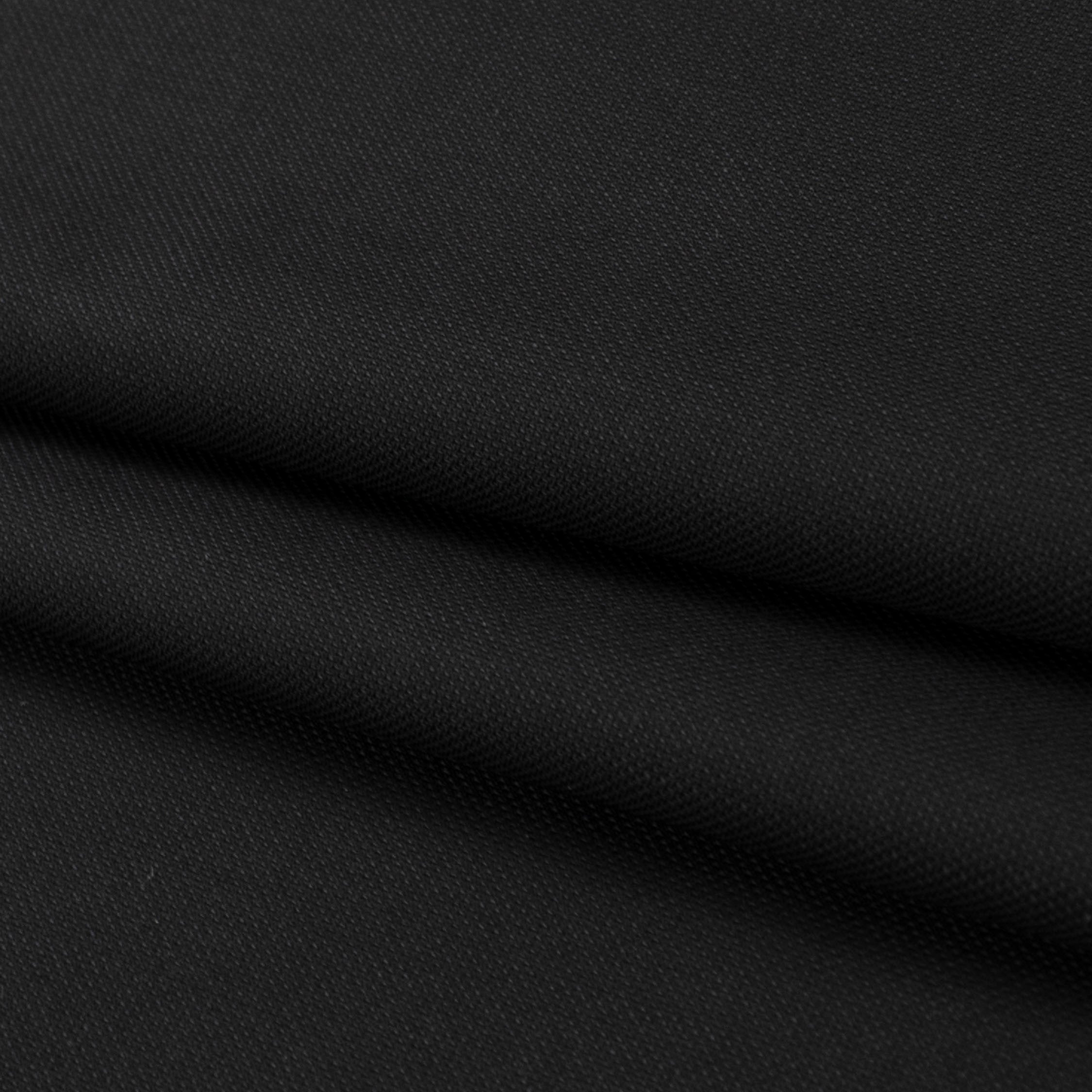 Black Japanese Nikkei Wool Blend Suiting - Design 40561