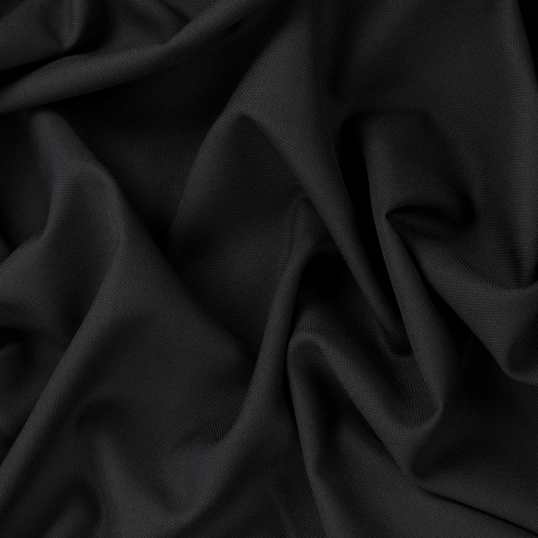 Black Japanese Nikkei Wool Blend Suiting - Design 40561