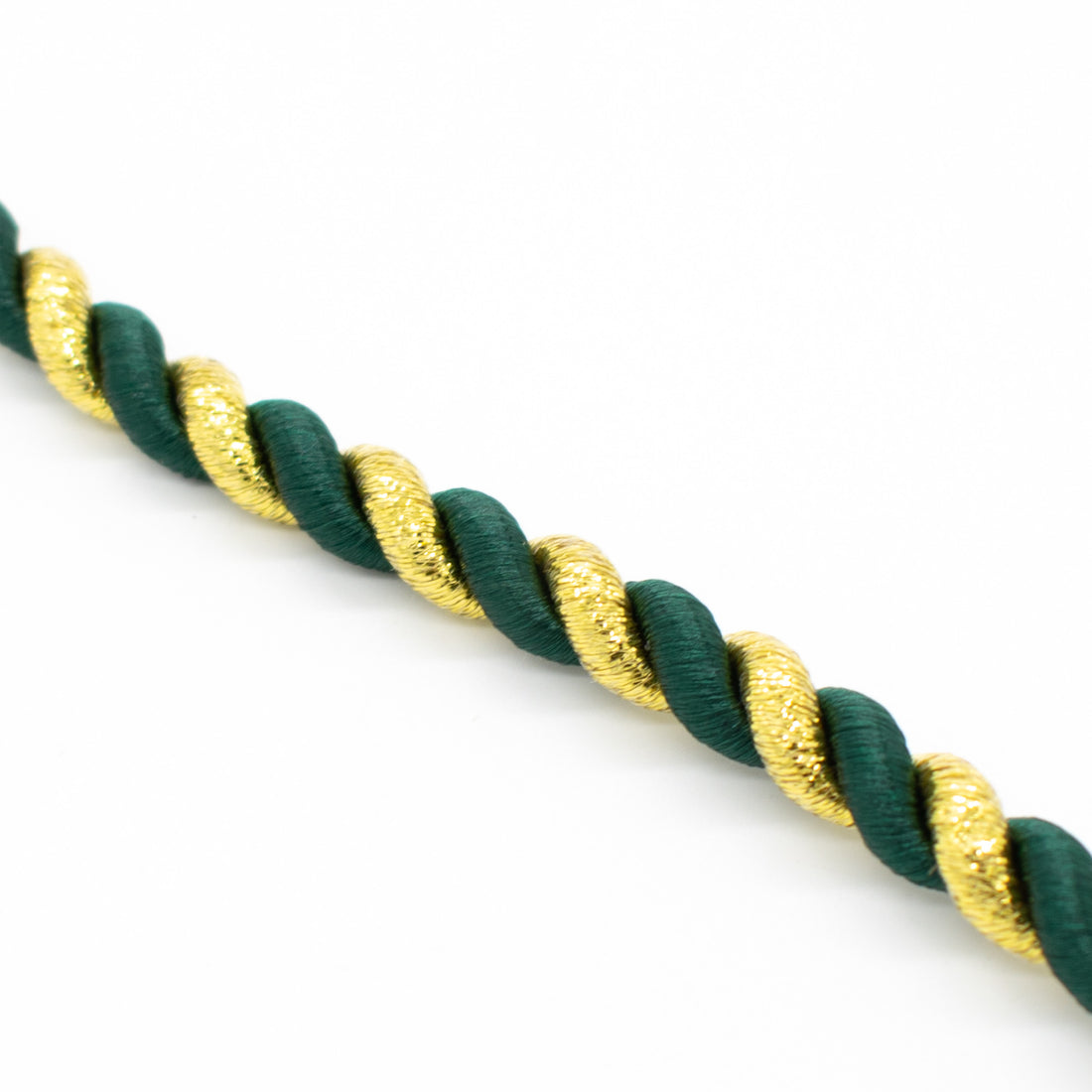 Simplicity Bottle Green and Gold Twisted Cord 10mm