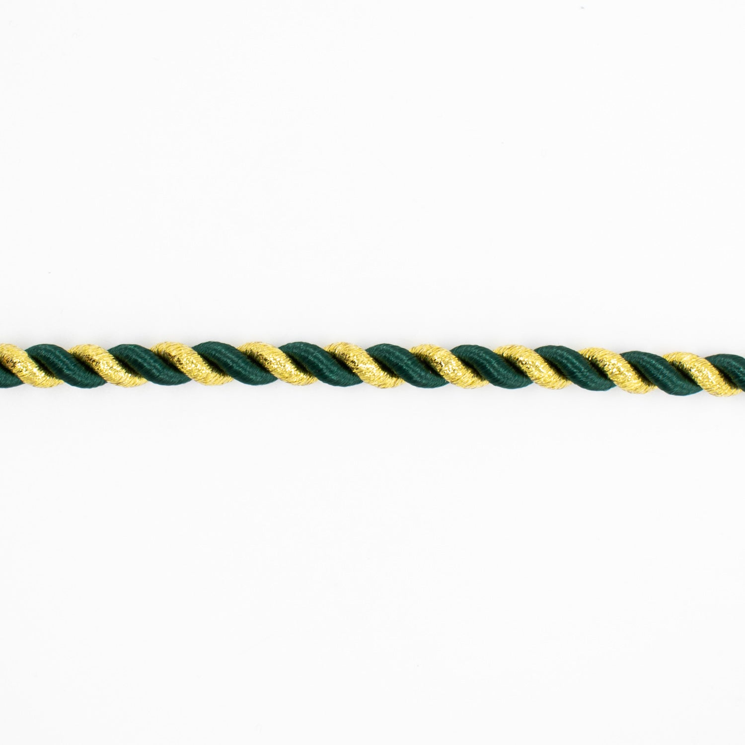 Simplicity Bottle Green and Gold Twisted Cord 10mm