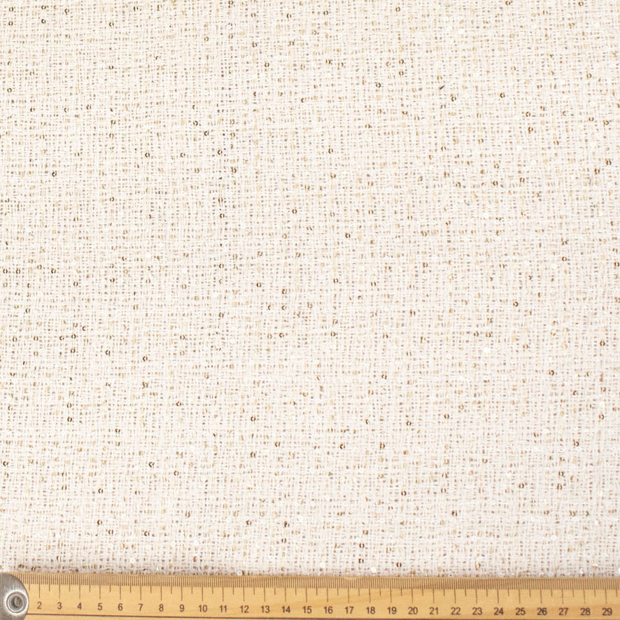 Boucle Tweed Suiting Design H109 Col-1 White