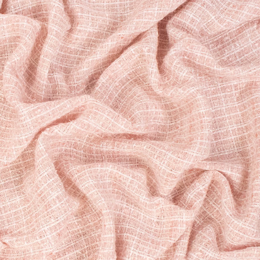 Boucle Tweed Suiting Design H181 Col-1 Pink