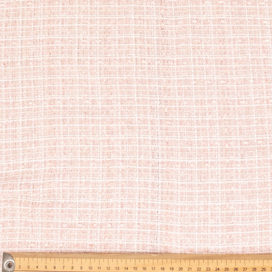 Boucle Tweed Suiting Design H181 Col-1 Pink