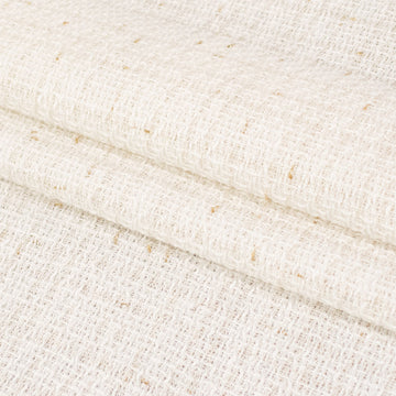 Boucle Tweed Suiting Design H35 Col-1 White